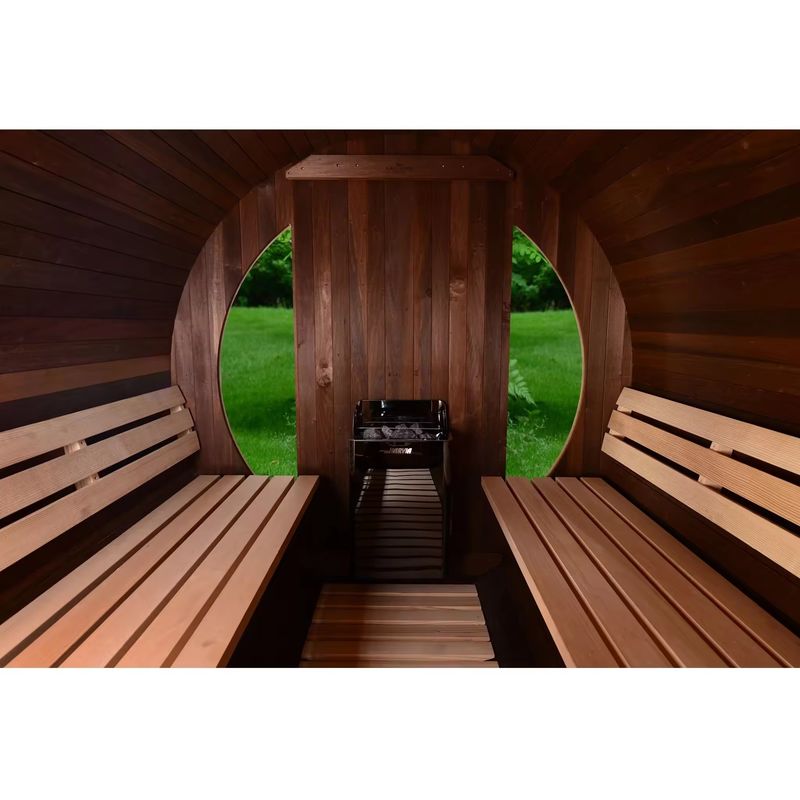 Material principal Madeira maciça 2025 Sauna quadrada de luxo Sala de vapor de madeira ao ar livre Sauna a vapor de madeira finlandesa seca para 6 pessoas