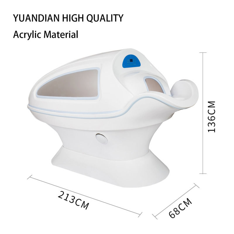 Preço de Fábrica Moderno Cama de Sauna de Ozônio Flutuação Terapia Spa Cápsula Vapor Infravermelho Emagrecimento Cápsula Sauna Infravermelha Música Sauna Cápsula