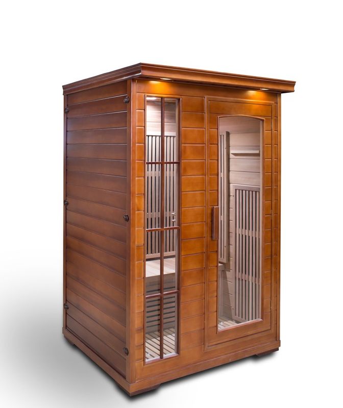 Painel de Controle do Computador Khan Sala de Vapor Doméstica Dupla Sauna Desintoxicação Banho de Vapor de Hemlock Spa de Madeira Distante