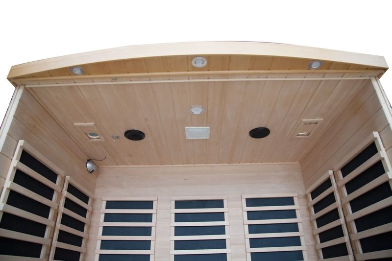 Painel de controle de computador infravermelho de alta qualidade Sala de chuveiro fechada de vapor Banho de vapor Sauna Sala de madeira