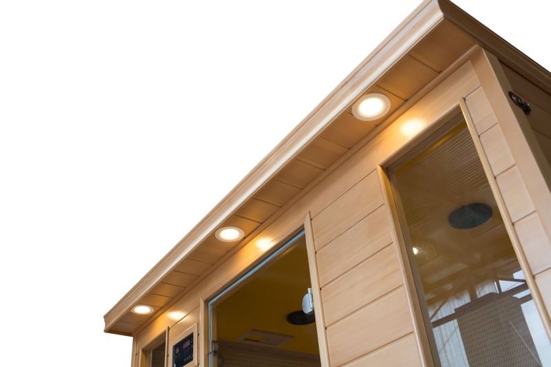 Quadro de controle de computador de alta qualidade Sala de vapor Hemlock Sauna tradicional de longa duração Sauna Armazém de vapor de suor