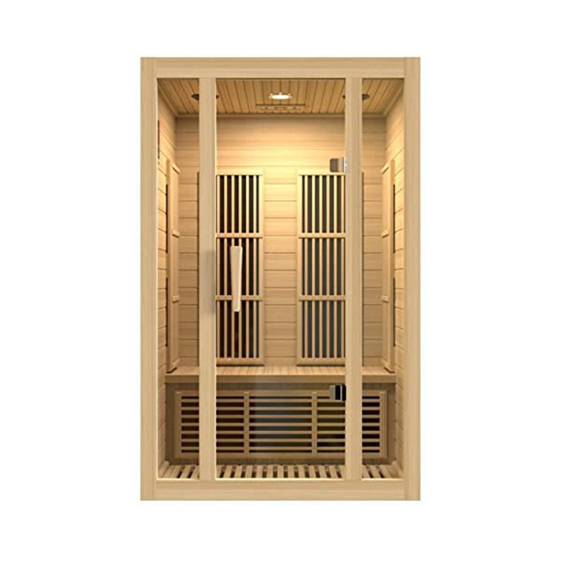 Painel de controle de computador único grande Sauna comercial personalizada Banho de vapor seco de luxo