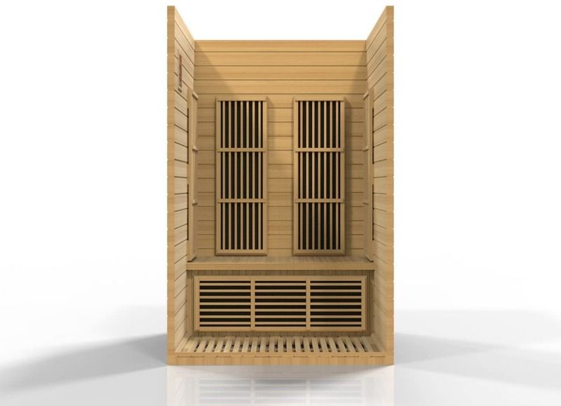 Painel de controle de computador único grande Sauna comercial personalizada Banho de vapor seco de luxo