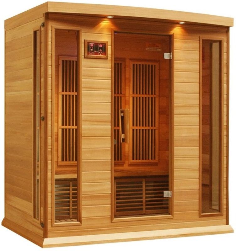 Saunas Infravermelhas com Painel de Controle por Computador para Emagrecimento Spa Room 4 Pessoas Portátil Sauna Infravermelha Distante