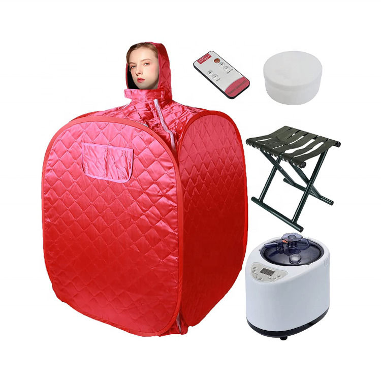 Sauna pessoal portátil moderna com vapor para casa conveniente cadeira de sauna dobrável máquina tenda sauna fácil instalação
