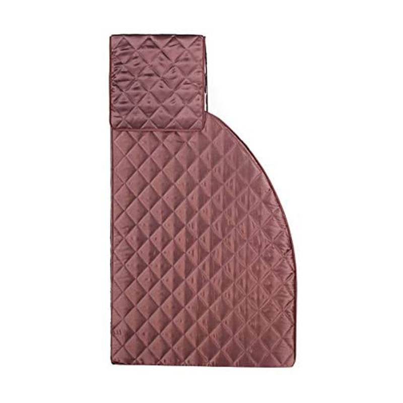 Sauna de vapor moderna com corpo inteiro Sauna de vapor com corpo inteiro com controle remoto de uma pessoa Caixa de aquecimento para casa com cobertor para a cabeça e banco para perda de peso