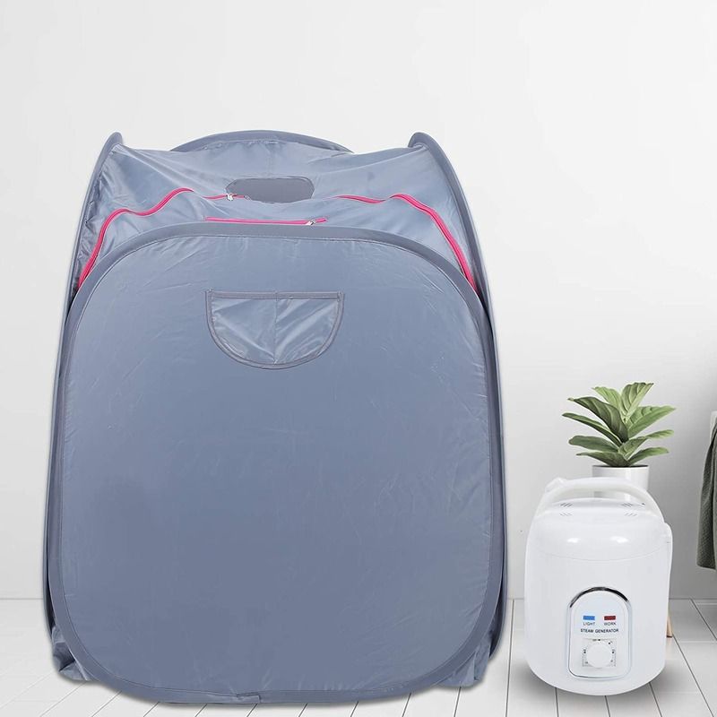 Sauna a vapor portátil dobrável moderna e popular dos EUA e da UE, sauna a vapor leve, spa pessoal para casa, perda de peso, desintoxicação e relaxamento