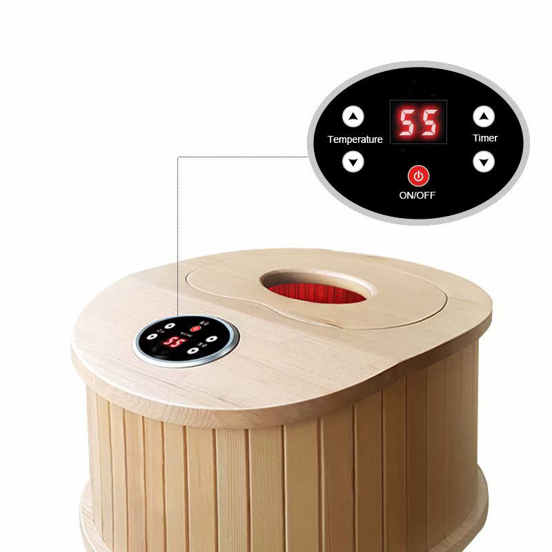Aquecedor de Banho Portátil de Infravermelho Longo Elétrico por Atacado Moderno Sauna de Saúde Banho de Pés Sitz Sauna Seca Coreia Massajador de Pés Spa de Pés