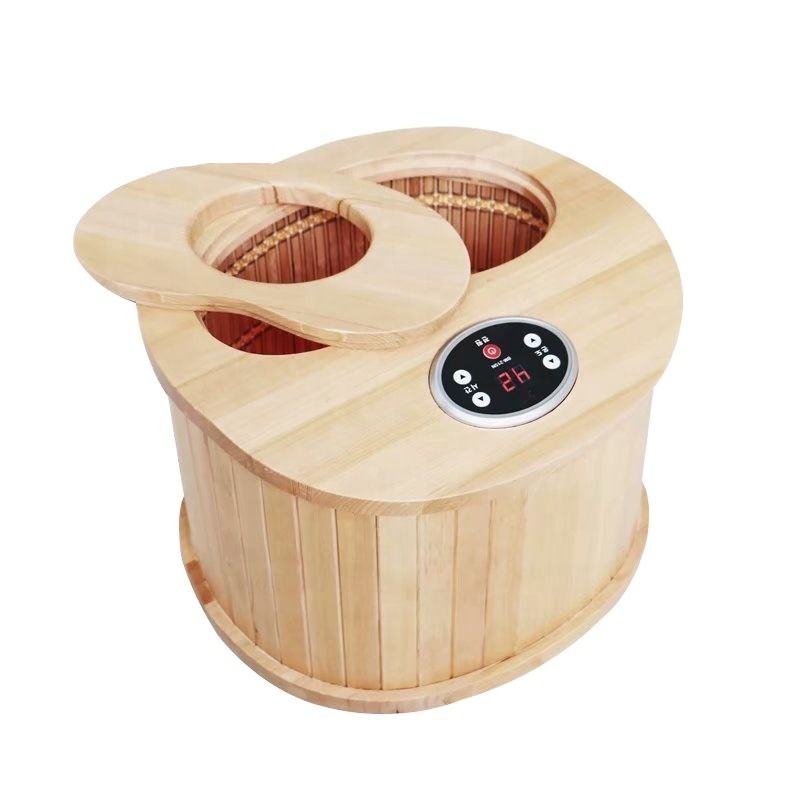 Aquecedor de Banho Portátil de Infravermelho Longo Elétrico por Atacado Moderno Sauna de Saúde Banho de Pés Sitz Sauna Seca Coreia Massajador de Pés Spa de Pés