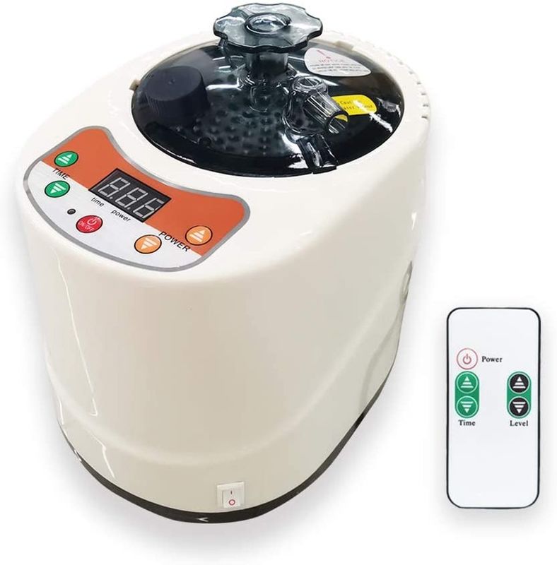2 litros Sauna moderna portátil gerador de vapor para casa Saunas de vapor máquina de spa para desintoxicação do corpo perda de peso EUA UE plug