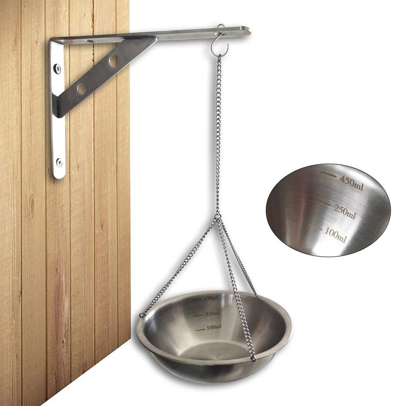 Taça de óleo de sauna tradicional Sauna Aromaterapia Diffuser de fragrância de óleo essencial para sauna e suporte de óleo de spa pendente